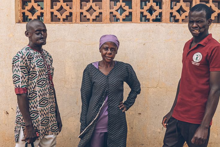 Dahiru Saidu, Mulikat Okanlawon och Mohammadu Usman har alla överlevt sjukdomen noma.